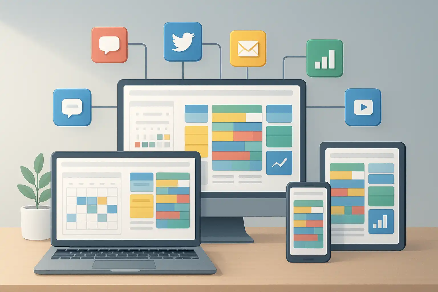 How to use a content plan template across channels and formats?